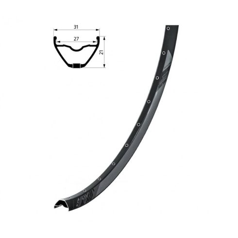 Kellys KLS Valor 2 DSC, 32H, 1 Nit, FV 29" felni